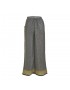  Ble 5-41-514-0194 Γυναικεία Παντελόνα σε Μαύρ/Μπεζ χρώμα (28% silk/72% crepe) με δύο λοξές τσέπες